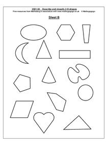 Shapes Worksheet Shapes Worksheet