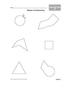Shapes and Symmetry Worksheet Shapes and Symmetry Worksheet