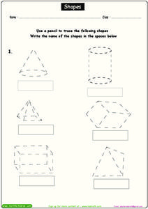 Shapes Worksheet Shapes Worksheet