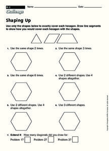 Shaping Up Worksheet Shaping Up Worksheet