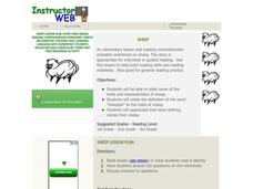 Sheep Lesson Plan Sheep Lesson Plan