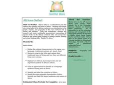 African Safari Lesson Plan African Safari Lesson Plan