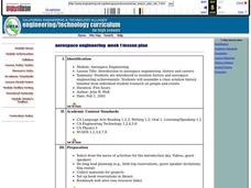 Aerospace Engineering Lesson Plan Aerospace Engineering Lesson Plan