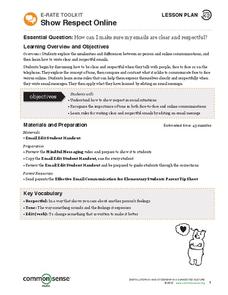 Show Respect Online Lesson Plan Show Respect Online Lesson Plan