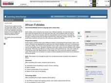 African Folktales Lesson Plan African Folktales Lesson Plan