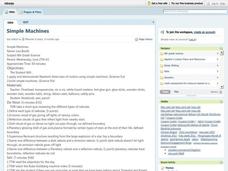 Simple Machines Lesson Plan Simple Machines Lesson Plan