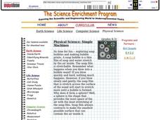 Simple Machines Lesson Plan Simple Machines Lesson Plan