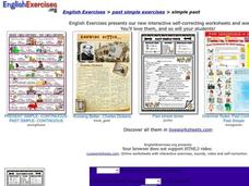 Simple Past Interactive Simple Past Interactive