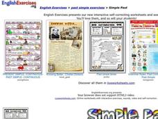 Simple Past Interactive Simple Past Interactive
