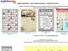 Simple Past Tense Interactive Simple Past Tense Interactive