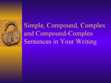 Structure Your Sentences Structure Your Sentences