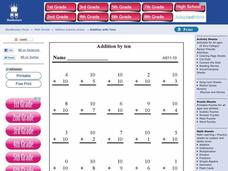 Single Digit Addition Worksheet Single Digit Addition Worksheet
