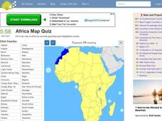 Africa Map Quiz Interactive Africa Map Quiz Interactive