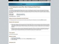 SLAVE TRADING AND SMALL TOWNS Lesson Plan SLAVE TRADING AND SMALL TOWNS Lesson Plan