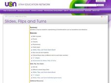Slides, Flips and Turns Lesson Plan Slides, Flips and Turns Lesson Plan