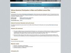 African-American Participation in Wars and Conflicts Lesson Plan African-American Participation in Wars and Conflicts Lesson Plan