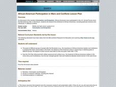 African-American Participation in Wars and Conflicts Lesson Plan African-American Participation in Wars and Conflicts Lesson Plan