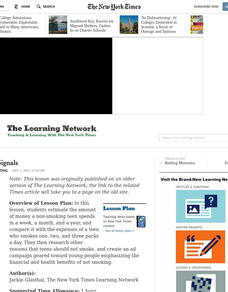 Smoke Signals Lesson Plan Smoke Signals Lesson Plan
