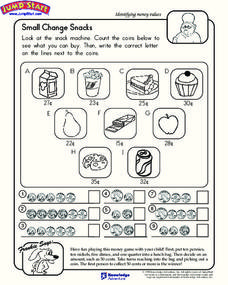 Small Change Snacks Lesson Plan Small Change Snacks Lesson Plan