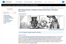 After Reconstruction: Problems of African Americans in the South Unit Plan After Reconstruction: Problems of African Americans in the South Unit Plan