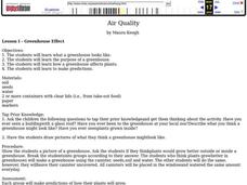Air Quality Lesson Plan Air Quality Lesson Plan