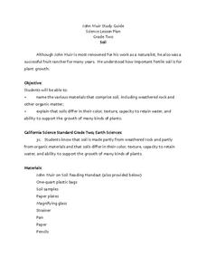 Soil Lesson Plan Soil Lesson Plan