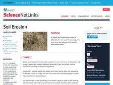 Soil Erosion Lesson Plan Soil Erosion Lesson Plan