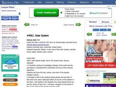 Solar System Lesson Plan Solar System Lesson Plan
