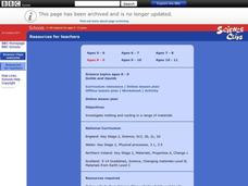 Solids and Liquids Lesson Plan Solids and Liquids Lesson Plan