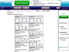 Solving Equations Interactive Solving Equations Interactive