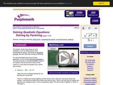 Solving Quadratic Equations Worksheet Solving Quadratic Equations Worksheet