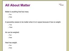 All About Matter Interactive All About Matter Interactive