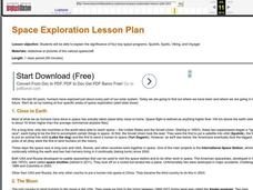 Space Exploration Lesson Plan Space Exploration Lesson Plan
