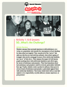 SO…What’s the Challenge? Unit Plan SO…What’s the Challenge? Unit Plan