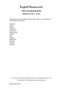 Spelling Skills Worksheet Spelling Skills Worksheet