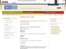 Spelling Takes a Hit! Lesson Plan Spelling Takes a Hit! Lesson Plan