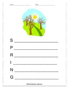 Spring Worksheet Spring Worksheet