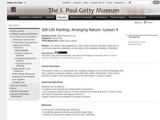 Still-Life Painting: Arranging Nature Lesson Plan Still-Life Painting: Arranging Nature Lesson Plan