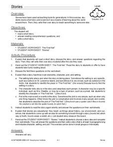 Stories Lesson Plan Stories Lesson Plan