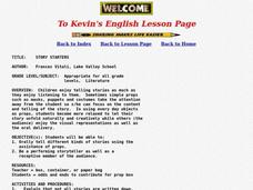Story Starters Lesson Plan Story Starters Lesson Plan