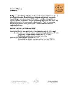 Storytelling Lesson Plan Storytelling Lesson Plan