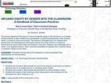 Strategies to Overcome Gender Bias in the Machine Shop: Knurling Lesson Plan Strategies to Overcome Gender Bias in the Machine Shop: Knurling Lesson Plan