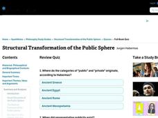 Structural Transformation of the Public Sphere Interactive Structural Transformation of the Public Sphere Interactive