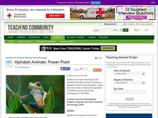 Alphabet Animals Lesson Plan Alphabet Animals Lesson Plan