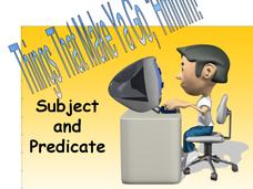 Subject and Predicate PPT Subject and Predicate PPT