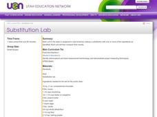 Substitution Lab Lesson Plan Substitution Lab Lesson Plan