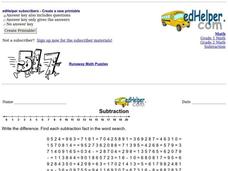 Subtraction Worksheet Subtraction Worksheet