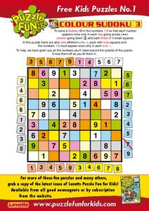 Sudoku Puzzle Worksheet Sudoku Puzzle Worksheet