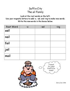 Suffix City Worksheet Suffix City Worksheet