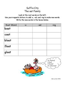 Suffix City Worksheet Suffix City Worksheet